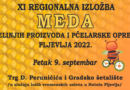Najava: Regionalna izložba meda – Pljevlja 2022 održaće se 9. septembra