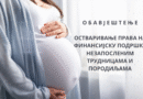 О Б А В Ј Е Ш Т Е Њ Е ОСТВАРИВАЊЕ ПРАВА НА ФИНАНСИЈСКУ ПОДРШКУ НЕЗАПОСЛЕНИМ ТРУДНИЦАМА И ПОРОДИЉАМА